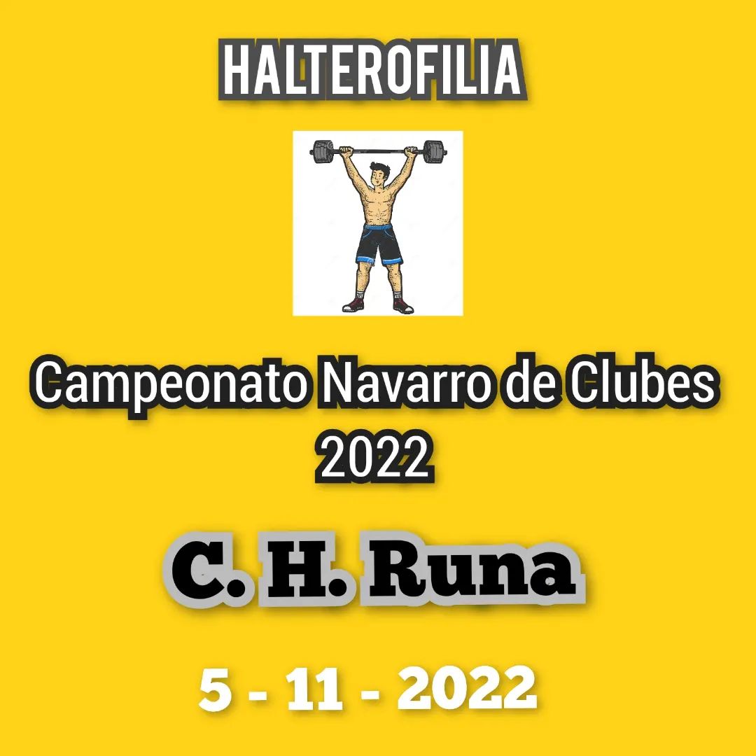 Ma&ntilde;ana se celebra el Campeonato Navarro de Clubes 2022